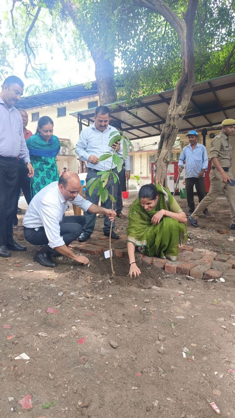 हरेला पर्व पर जिलाधिकारी  ने जिला परिवार के सहयोग से जिला परिसर में ‘‘ राशि वाटिका’’ बनाकर अभिनव पहल की