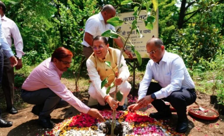 मुख्यमंत्री आवास में 3-बी गार्डन की शुरुआत